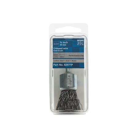 Pferd Pop End Brush, Crimp, .020CS Wire, 3/4 82971P